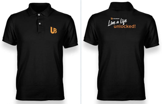 Live a Life Unlocked polo shirt