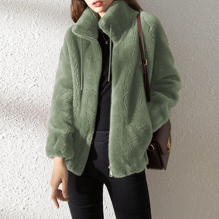 Lune - Manteau Matelassé à Col Montant