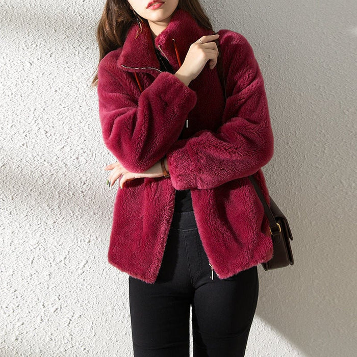 Lune - Manteau Matelassé à Col Montant