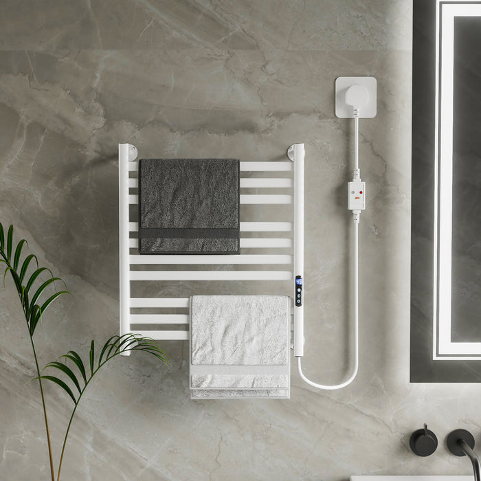 LUVODI Towel Warmer Rack: IP44 Aluminum Alloy Electric Towel Dryer Warmer for Bathroom