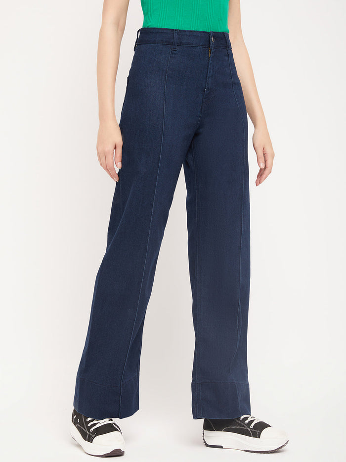 Madame Blue Wide Leg Jeans