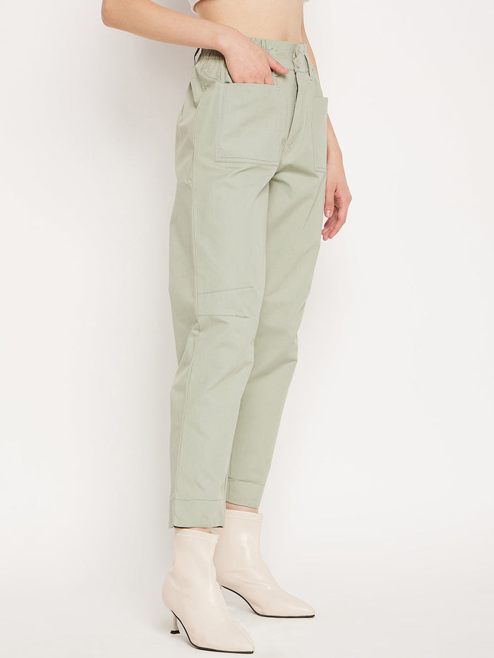 Madame Mint Ankle Length Trousers