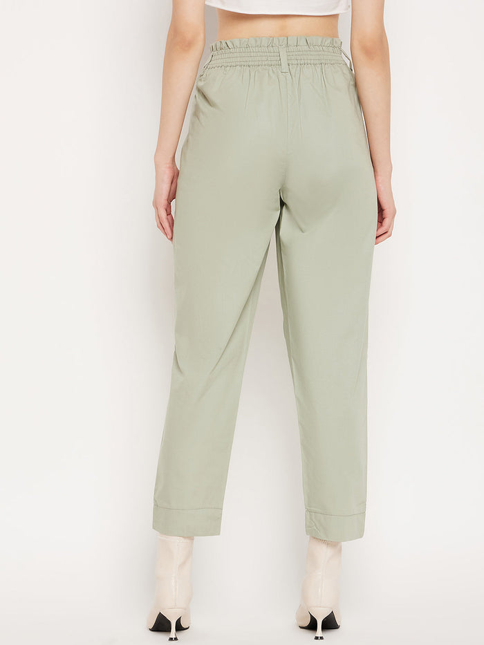 Madame Mint Ankle Length Trousers