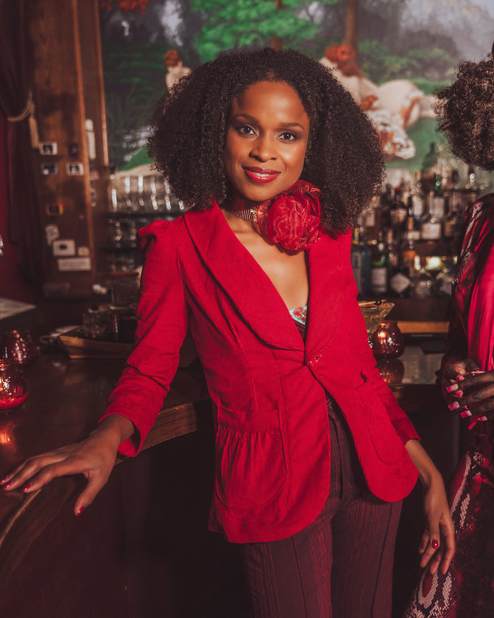 Red Mademoiselle Blazer- Sou Sister since 1969