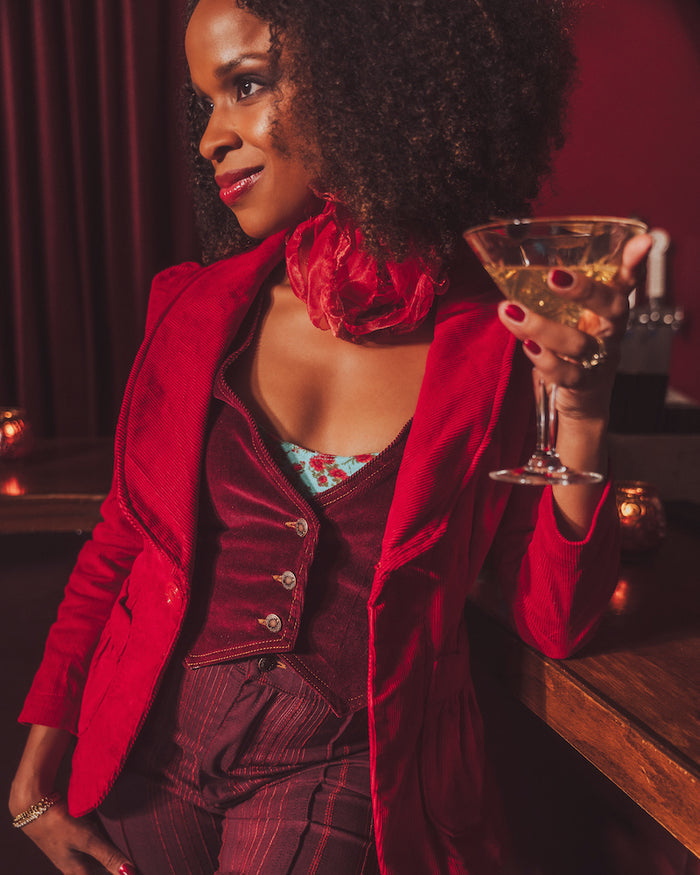 Red Mademoiselle Blazer- Soul Sister since 1969
