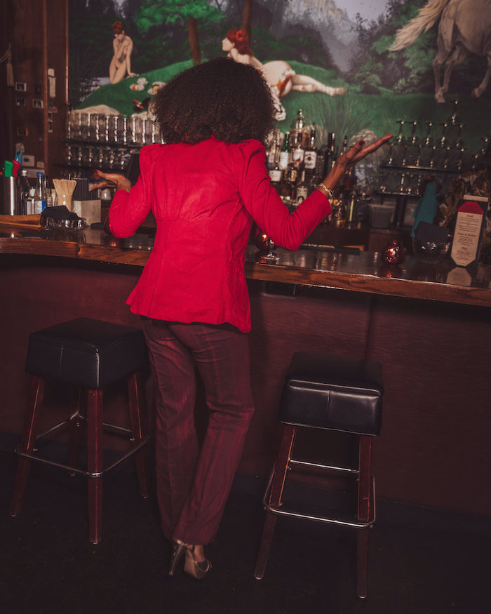 Red Mademoiselle Blazer- Soul Sister since 1969