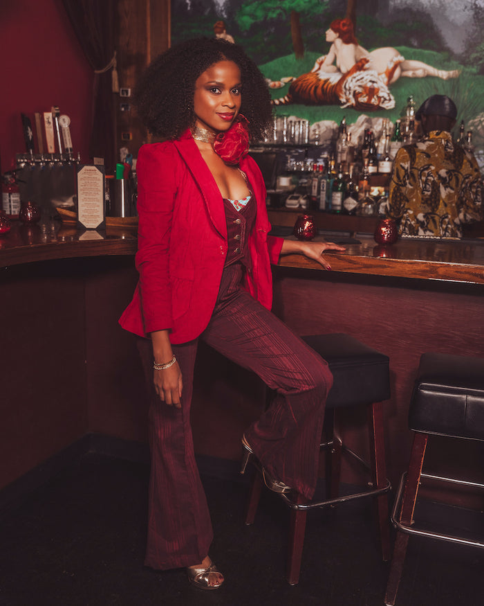 Red Mademoiselle Blazer- Soul Sister since 1969