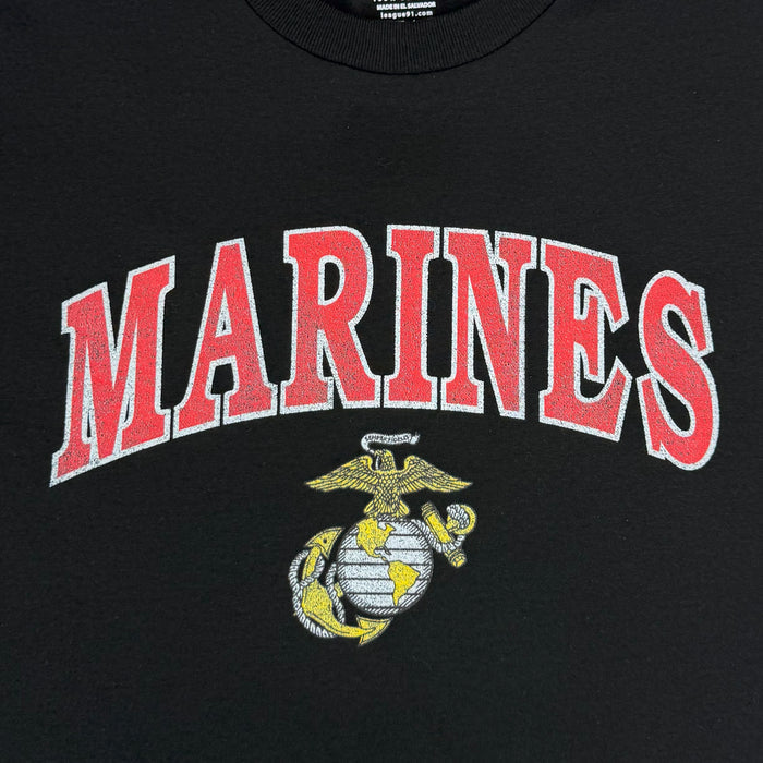 Marines EGA Faded T-Shirt (Black)