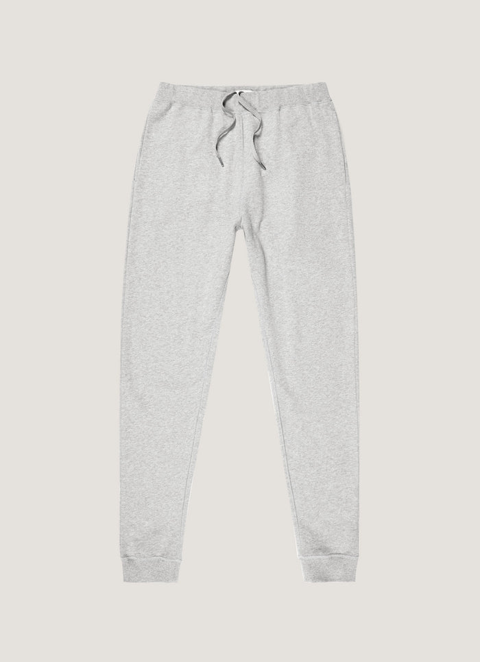 Men's Loopback Sweatpants in Grey Melange