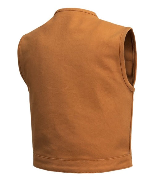 Men's Lowside Canvas Moto Vest