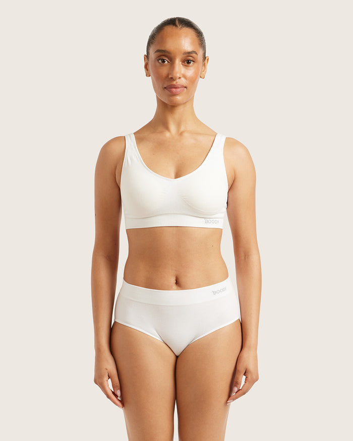 Midi Briefs - White