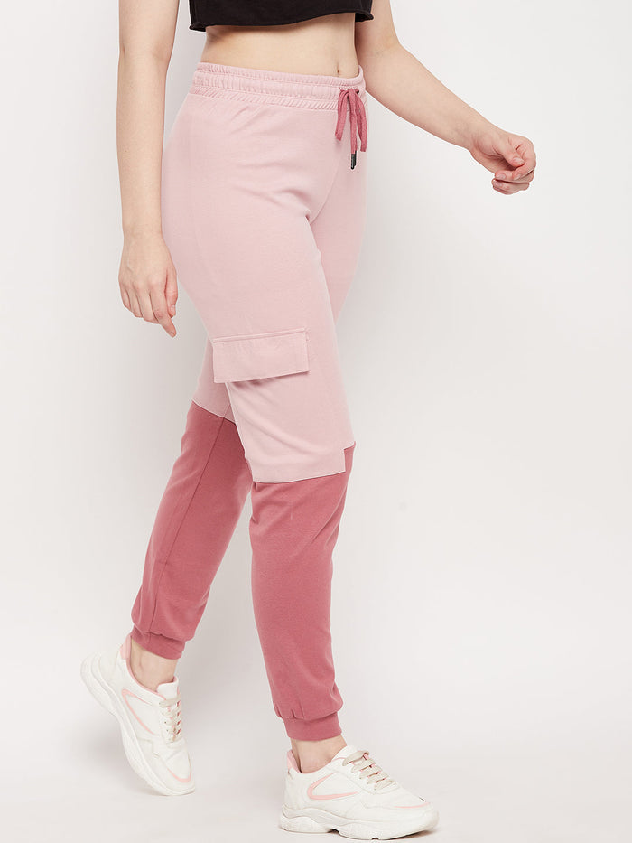 mSECRET Colourblock Elasticated Ankles Trackpants