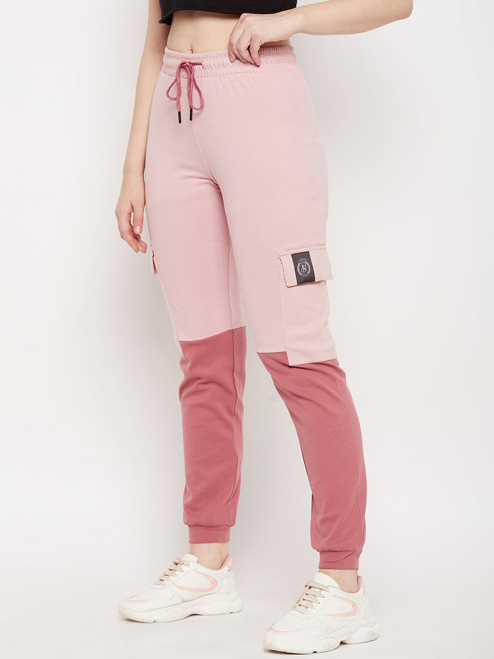 mSECRET Colourblock Elasticated Ankles Trackpants