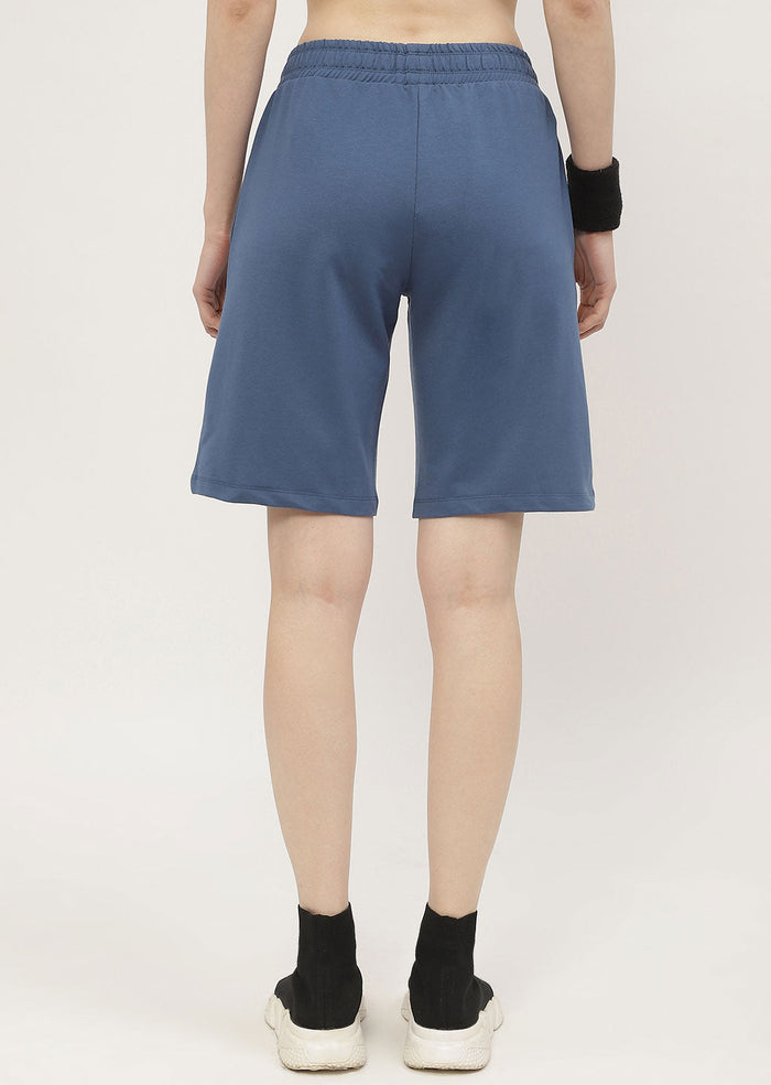 mSECRET Typography Blue Boxer Shorts