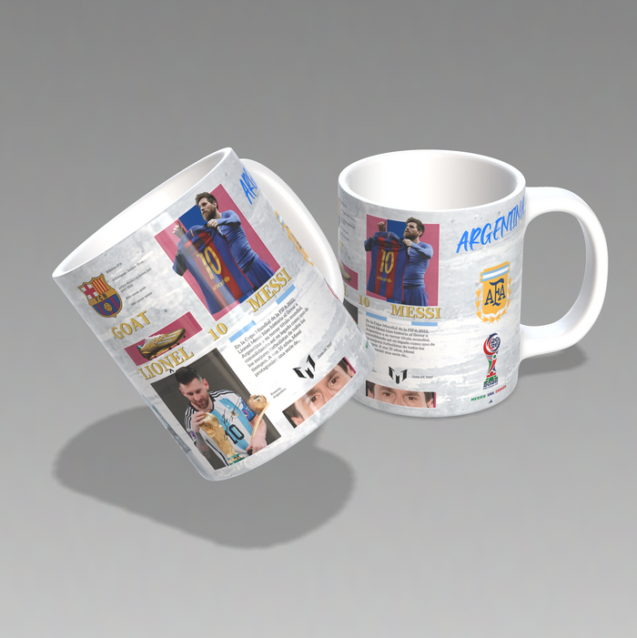 Mug Lionel Messi Argentine champion du monde – collector foot