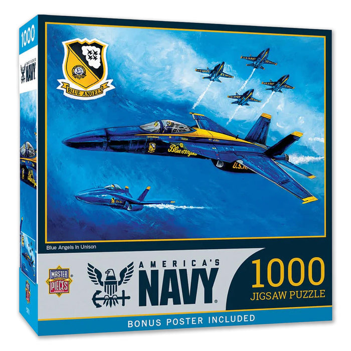 Navy Blue Angels 1000Pc Puzzle