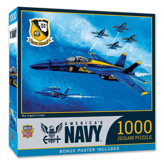 Navy Blue Angels 1000Pc Puzzle