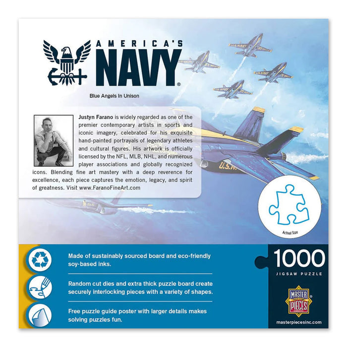 Navy Blue Angels 1000Pc Puzzle