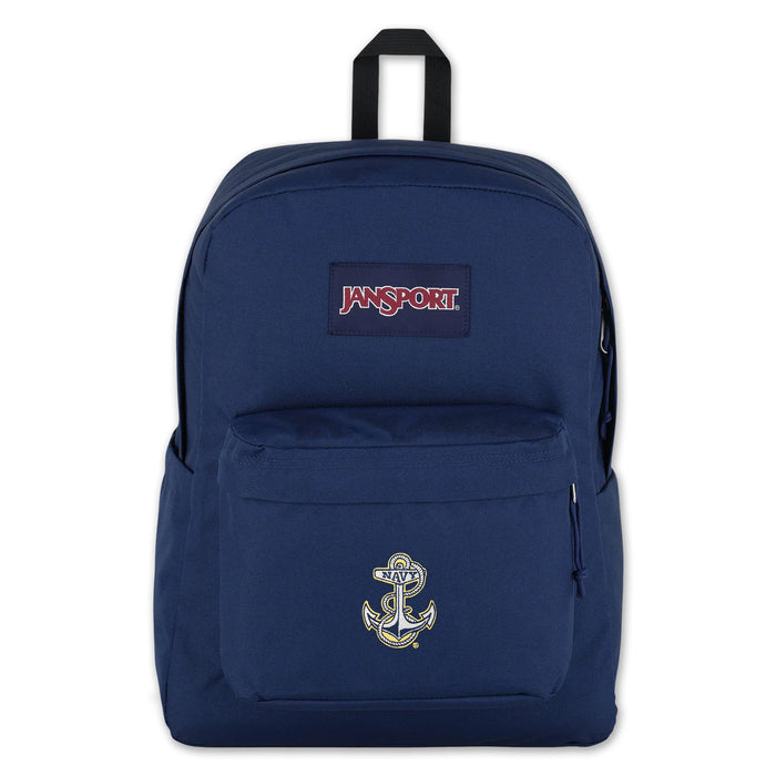 Navy JanSport Superbreak Plus Backpack (Navy)