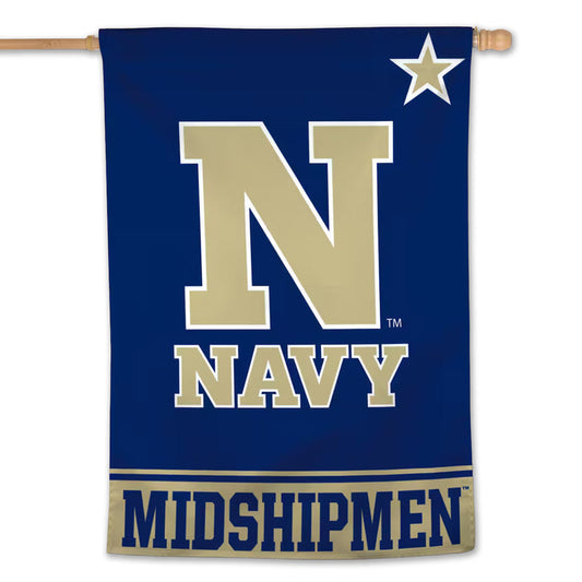 Navy Midshipmen Single-Sided Vertical Banner (28" x 40")