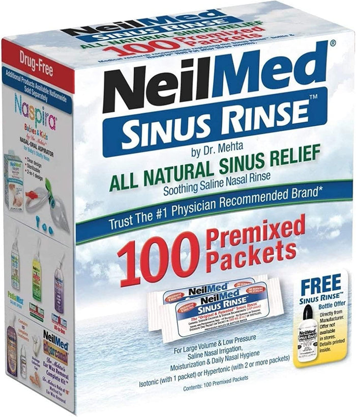 NeilMed Sinus Rinse Soothing Saline Nasal Rinse 200s - Shoppers-kart.com