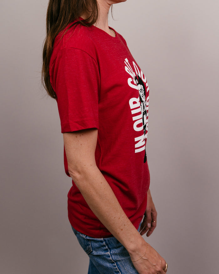 Red In our Grit, Our Glory University of Nebraska Herbie Vintage T-Shirt Side