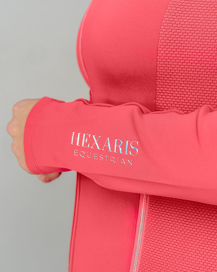 Palm Summer Jacket - Hot Coral