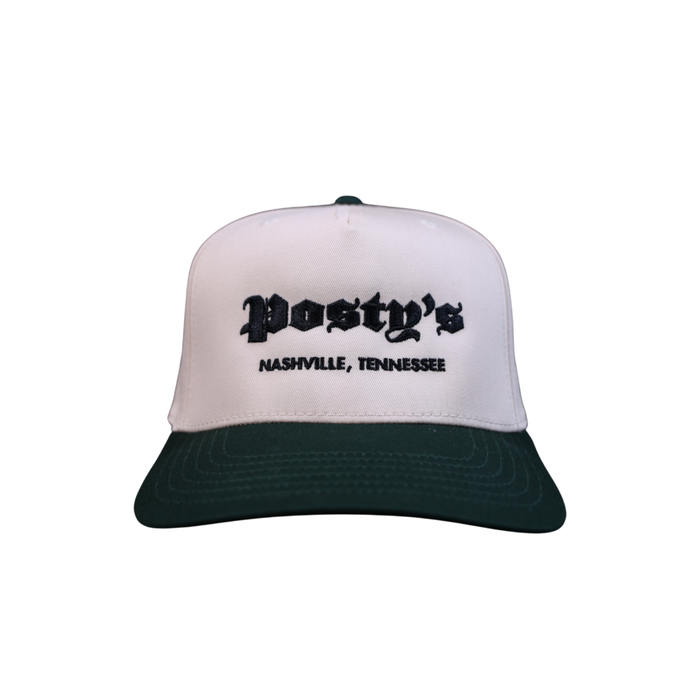 PM Green/Natural Logo Hat