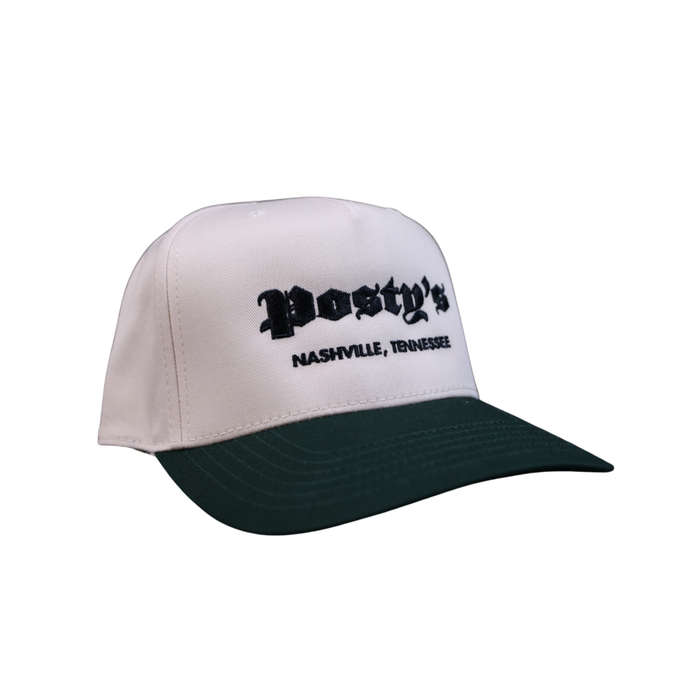 PM Green/Natural Logo Hat