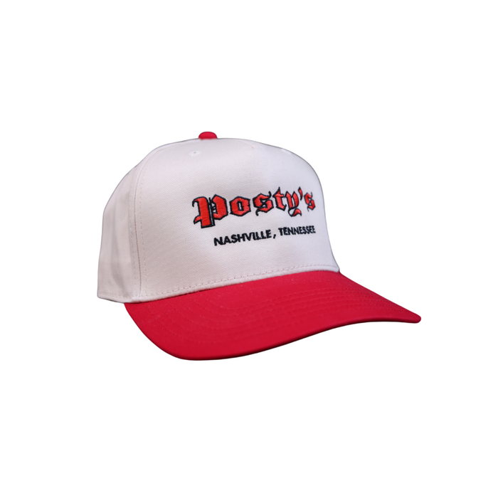 PM Natural/Red Logo Hat