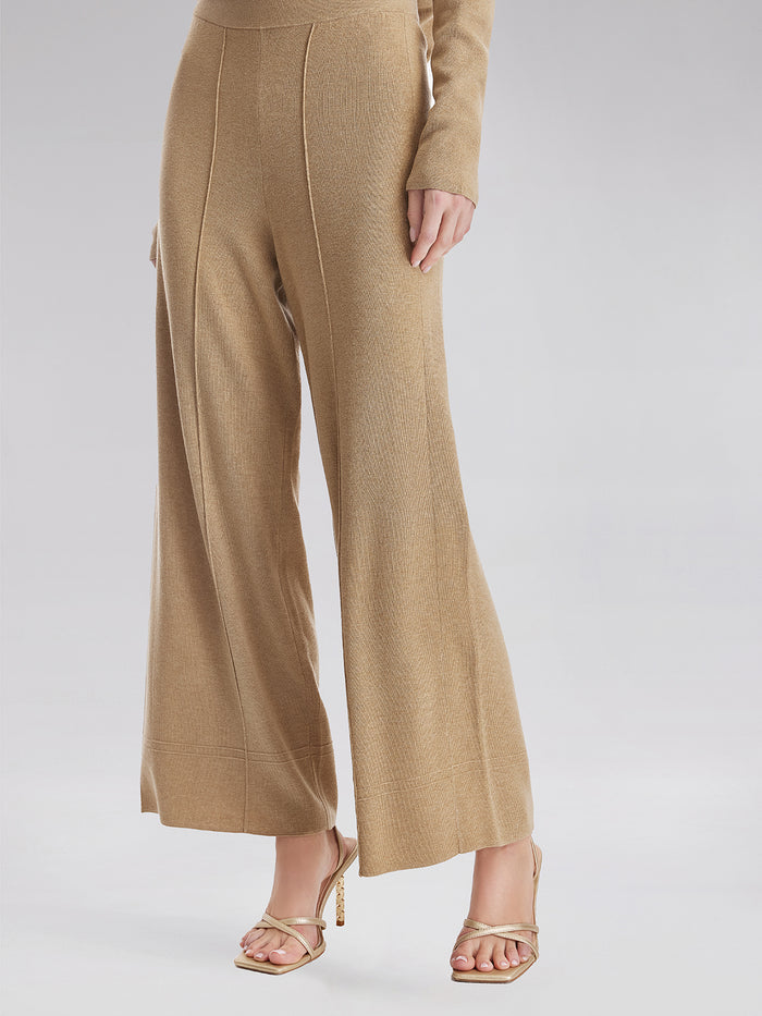 Premium Cashmere Wide-Leg Trousers