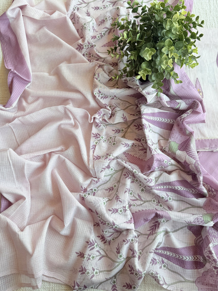 Printed cotton suit material