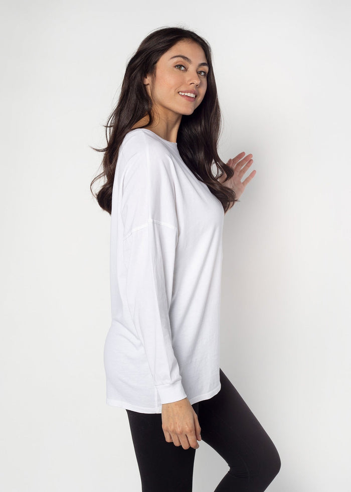 Purdue Boilermakers Women's Big Shirt in White