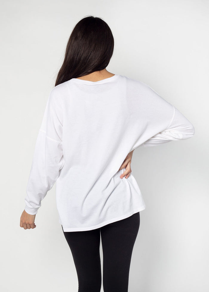 Purdue Boilermakers Women's Big Shirt in White