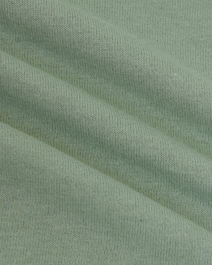 Close-up of green fabric texture