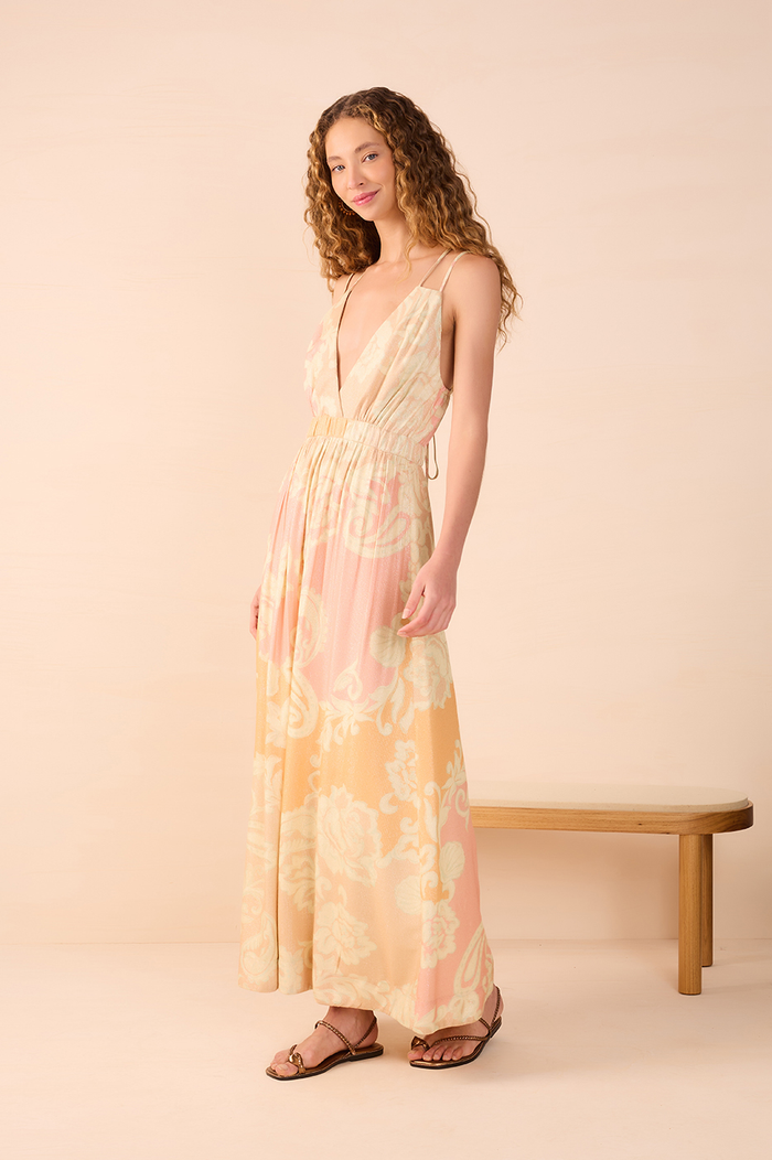 Sea Flower Maxi Dress_1