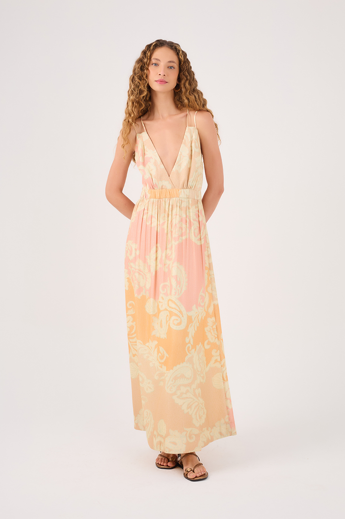 Sea Flower Maxi Dress_2