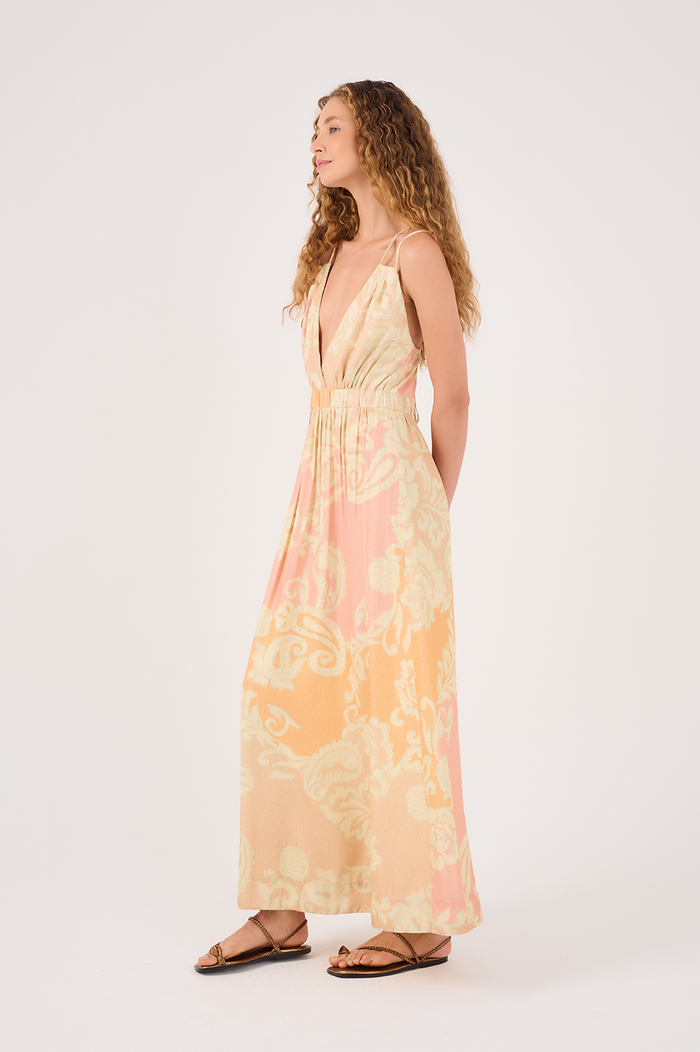 Sea Flower Maxi Dress_3