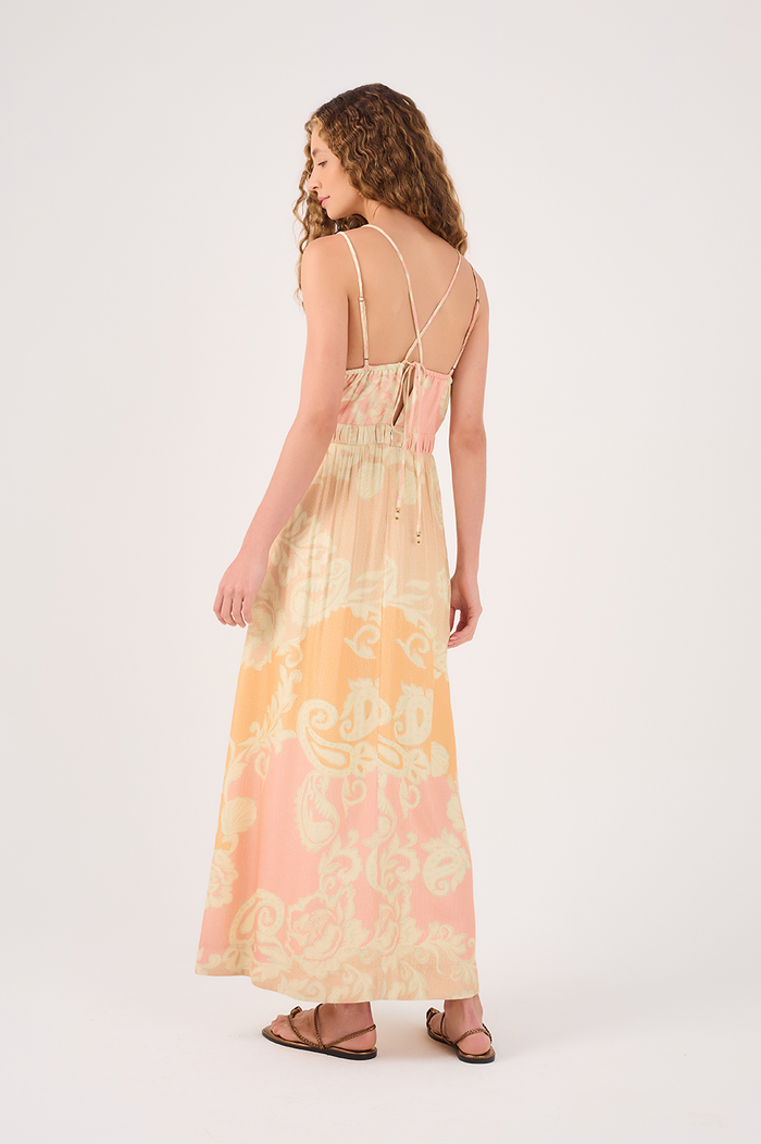 Sea Flower Maxi Dress_7