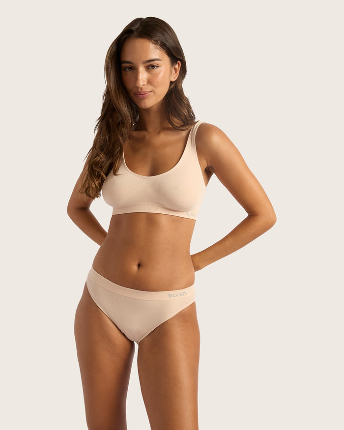 Seamfree Padded Crop Bra - Shell