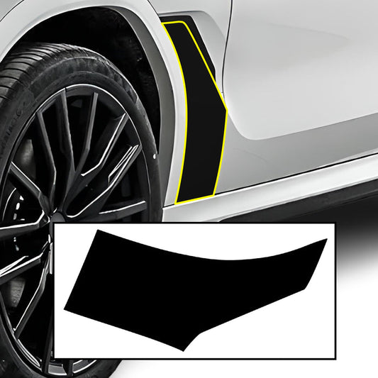 Side Vent Lower Vinyl Overlay Decal Stickers Fits BMW X6 2024 - Bogar Tech Designs