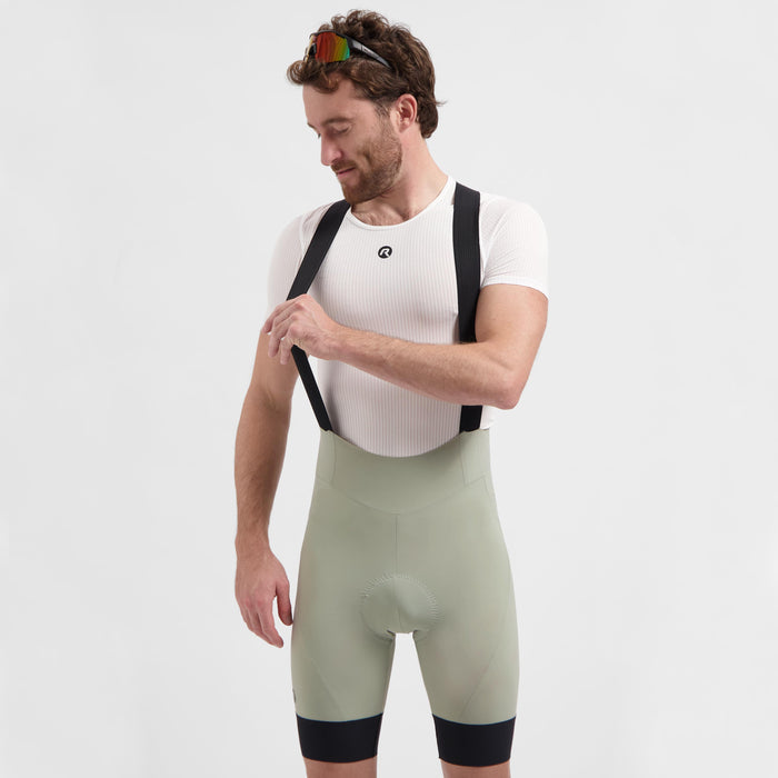 Rogelli Signature korte fietsbroek heren paguro gedragen voorkant.