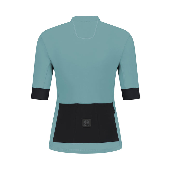 Rogelli Signature fietsshirt dames nautilus korte mouw achterkant.