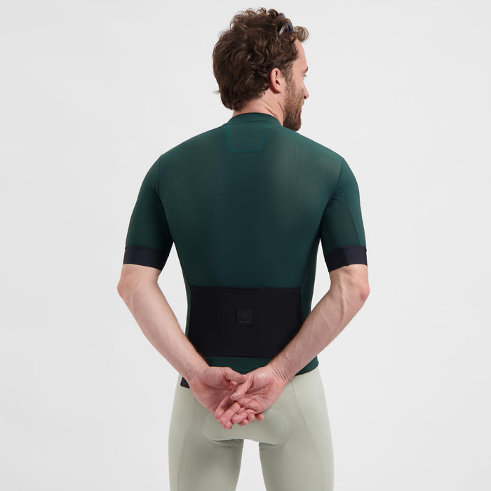 Rogelli Signature fietsshirt heren ranger korte mouw gedragen achterkant.