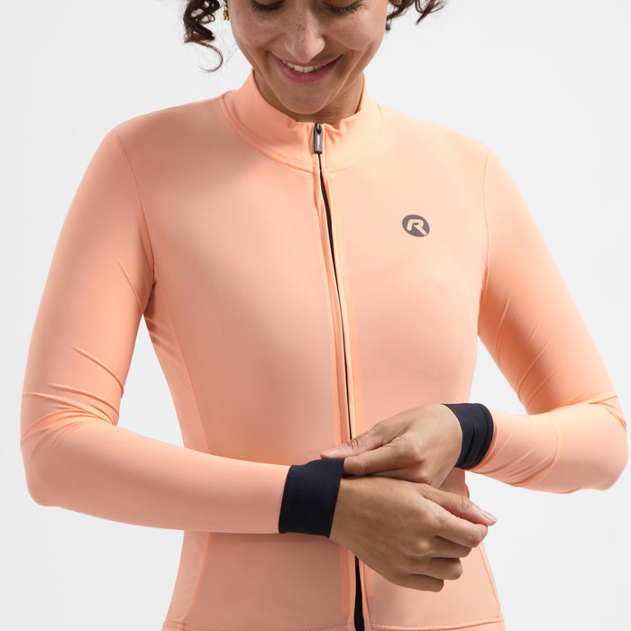 Detail van Rogelli Signature Light fietsshirt dames twin voorkant.