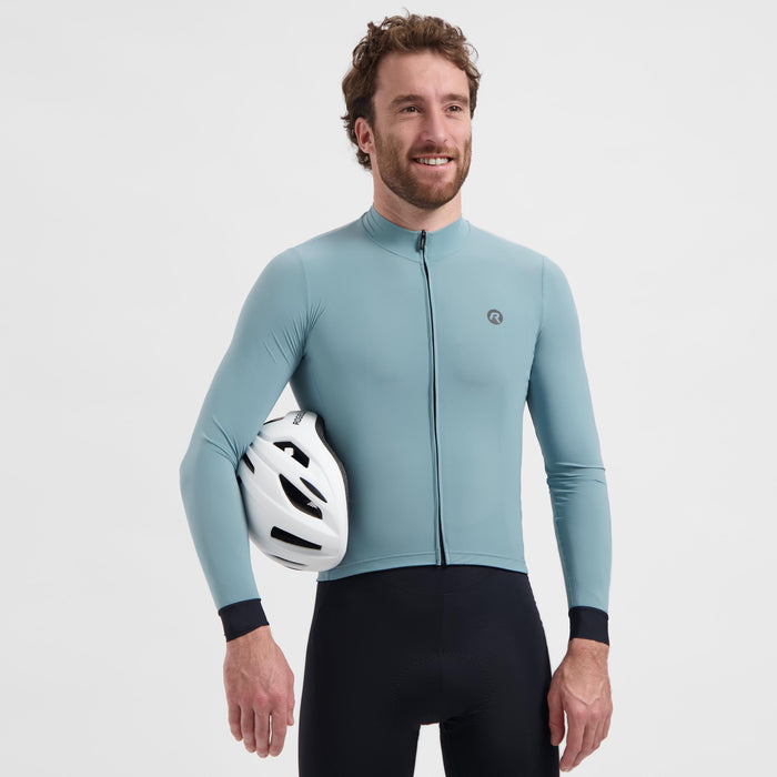 Rogelli Signature Light fietsshirt heren nautilus gedragen voorkant.