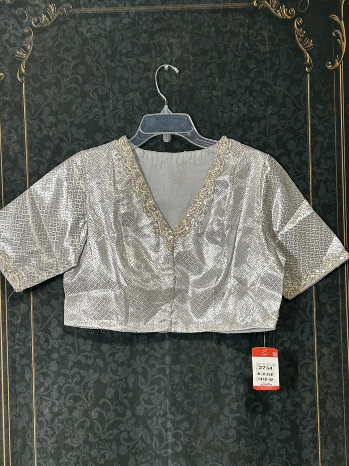 Silver blouse