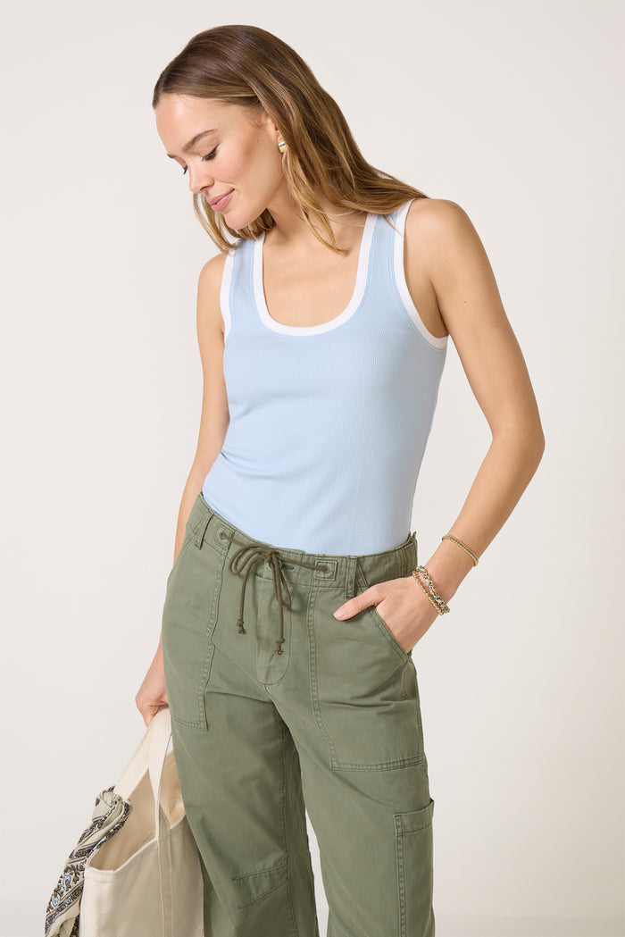 Sirena Colorblocked Rib Tank