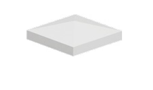 Slimline tapered cap for PVC fence post for 127 x 127mm post. - Image 1