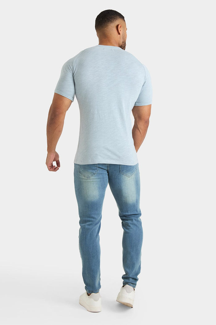 Slub T-Shirt in Fog - TAILORED ATHLETE - USA